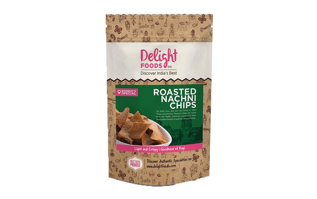 Delight Foods Roasted Nachni Chips    Pack  150 grams